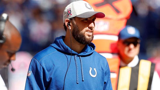 Luck limited at practice, uncertain for game at Houston