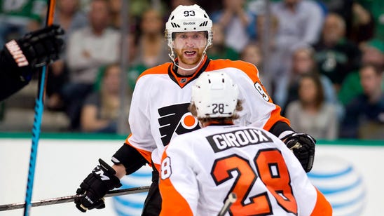 Flyers' Giroux thrilled for Voracek's big contract