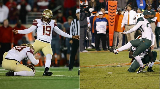 Kickers well aware of history of Florida State-Miami series