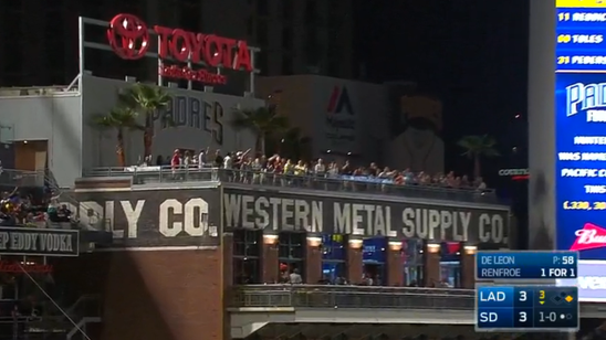 Hunter Renfroe becomes first player to crush HR to roof of Western Metal Supply building