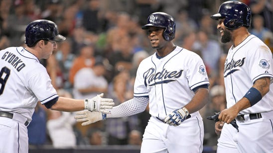 Justin Upton ties Petco Park record in Padres win
