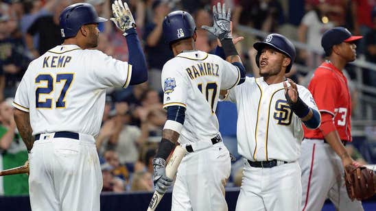 Myers sparks 6-run rally in 8th that gives Padres 7-3 win