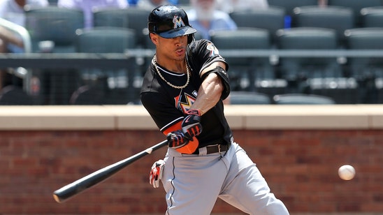 Stanton smacks two more home runs, but Marlins fall to Mets
