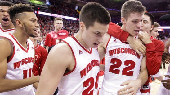 Wisconsin beats No. 4 Michigan State 77-76