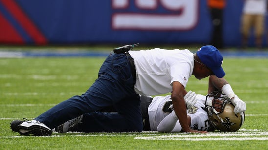 Saints CB P.J. Williams takes two knees to head, carted off with concussion