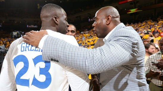 Magic Johnson sees nothing wrong with Draymond Green kicking Steven Adams