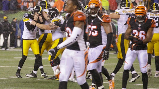 Steelers pull out improbable 18-16 win over Bengals