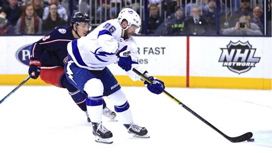 Nikita Kucherov tallies 5 points as Lightning throttle Blue Jackets 5-1