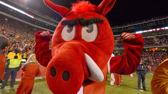 Arkansas goes whole hog after scrimmage -- literally