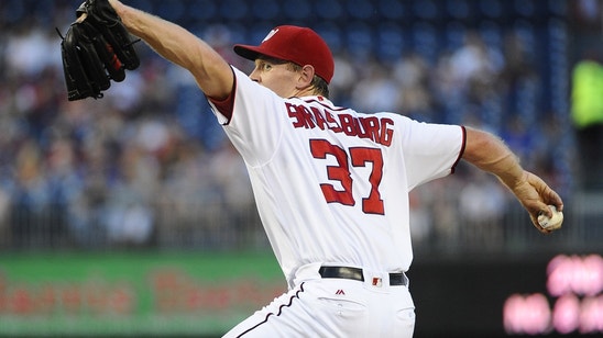 Washington Nationals' Stephen Strasburg quickly working his way back