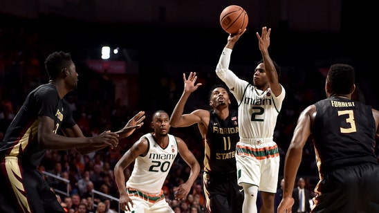 Miami slips, FSU gains in latest AP college basketball poll