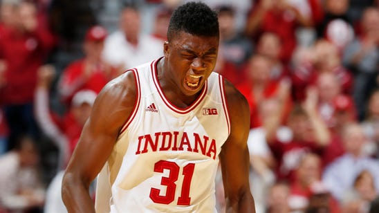 No. 13 Indiana holds on, upsets No. 3 North Carolina 76-67