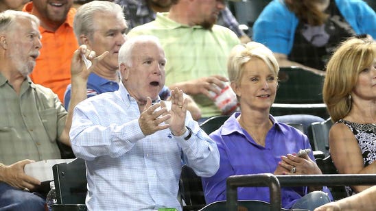 Watch John McCain celebrate D-backs HR with zombie dance