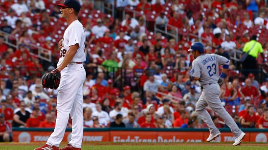 Mayers has rocky MLB debut as Cards lose to Dodgers 9-6