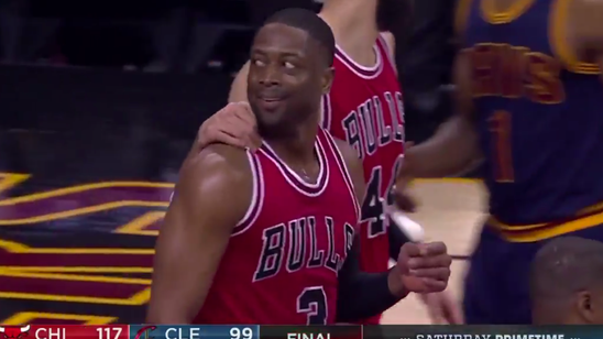 Bulls teammate Cristiano Felicio hilariously robs Dwyane Wade of triple-double