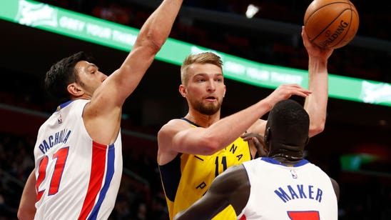 Sabonis exits late with ankle injury in Pacers' 113-109 loss to Pistons