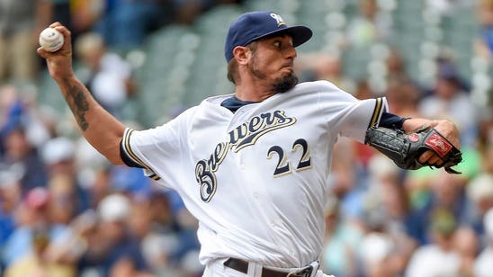 Garza wins third straight as Brewers top Braves