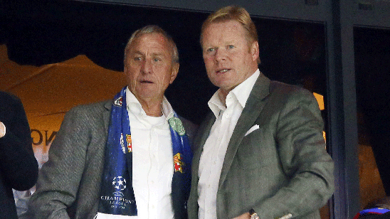 Koeman pays moving tribute to Netherlands legend Cruyff