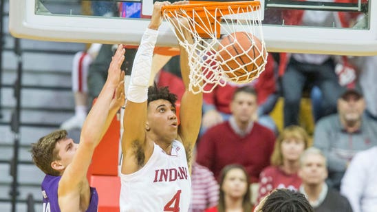 Hoosiers use late rally to push past Northwestern 66-62