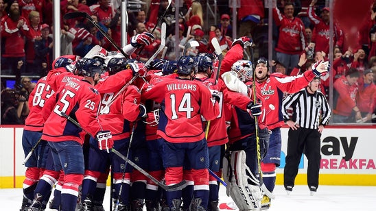 T.J. Oshie's hat trick powers the Caps past the Pens in OT thriller