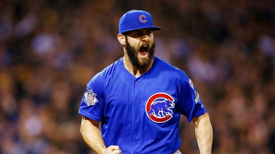 Here's Jake Arrieta dressed as 'Jake from State Farm'