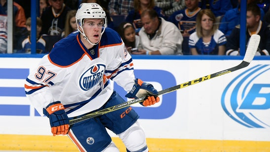 McDavid shows flashes of brilliance in NHL debut