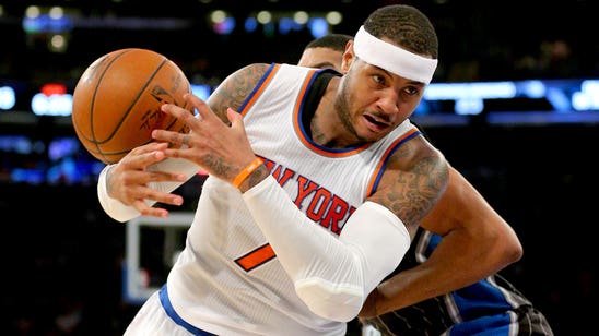 Knicks' Anthony out with sprained ankle against Cavaliers