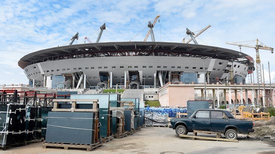 Worker killed in fall at World Cup stadium in Russia