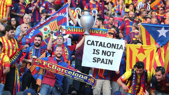 Barcelona fined for fan banners at Champions League final