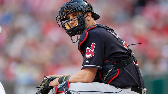 Indians catcher Yan Gomes is wearing Kevlar-coated cup after testicular contusion
