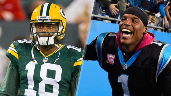 WATCH: Randall Cobb screws up his line, blames Cam Newton