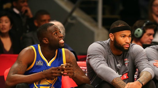 DeMarcus Cousins has an interesting reaction to Draymond Green's kick