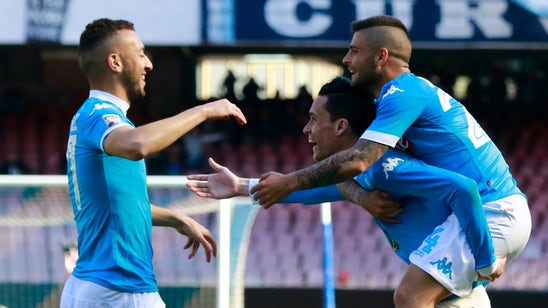 Napoli bounces back vs Verona; fan trouble in Sicily