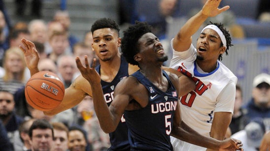 UConn improves NCAA tourney résumé with win over No. 21 SMU