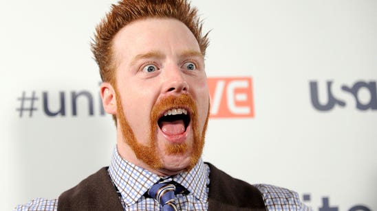 PHOTO: Fighting Irish indeed: WWE's Sheamus on hand for Notre Dame game