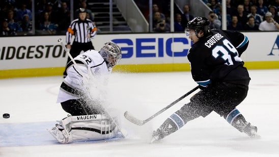 Sharks' Logan Couture goes against the grain with playoff prediction