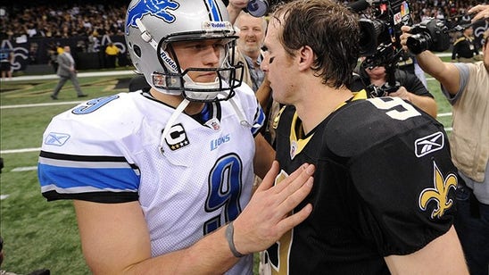 Comparing Stafford and Brees through 104 Games