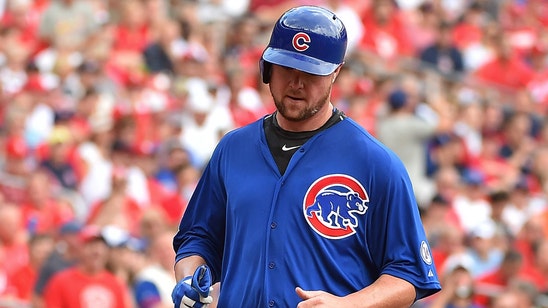 Watch: Cubs pitcher Jon Lester gets second career hit, teammates rejoice