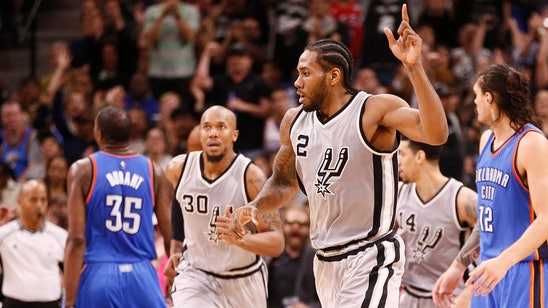Spurs top Thunder for 41 in a row at home, 3rd longest ever