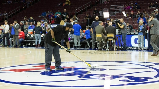 76ers postpone game vs Kings due to wet court