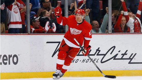 Red Wings' Richards revels in being paired with Datsyuk, Helm