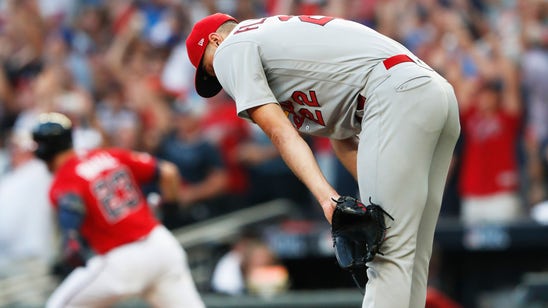 Flaherty allows late homer, Cardinals blanked by Braves in Game 2 on NLDS