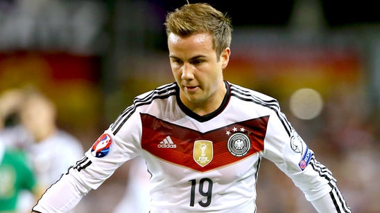 Germany's Gotze ruled out for 10-12 weeks with groin injury