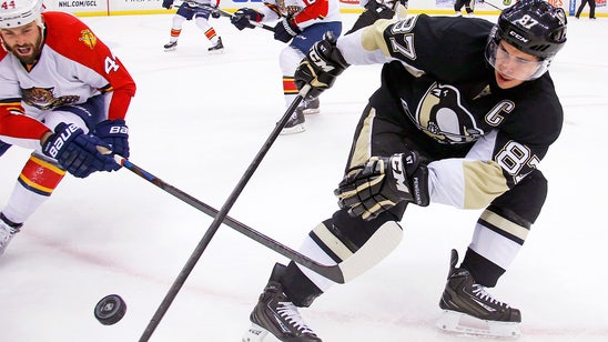 Penguins' Crosby ends career-worst point drought in style
