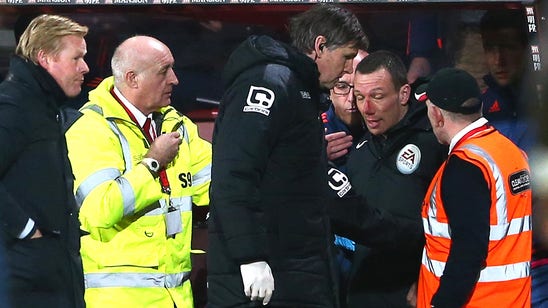 Match official collapses during Bournemouth-Southampton game, taken to hospital