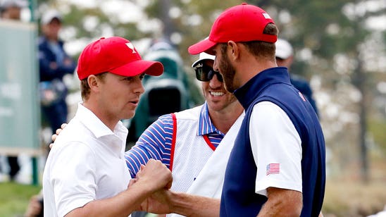 Spieth helps Americans rally to keep slim lead in Presidents Cup