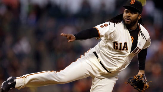 Cueto retires 17 straight as Cardinals fall 6-2 to Giants