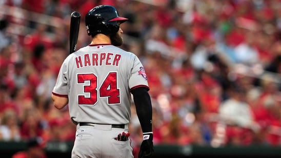 Nats' Harper exits with tight glutes; Strasburg scratched for Friday