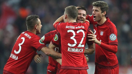 Alonso sends Bayern to DFB-Pokal quarters; Bremen KO Gladbach