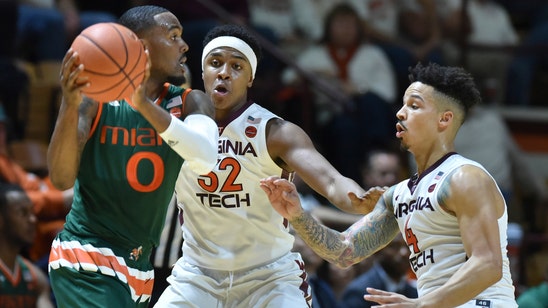 Miami overtaken by Virginia Tech's late run in road loss